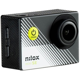 NILOX Action Cam Mini-SE, 4k WiFi Actionkamera mit 4K/30fps Auflösung, Elektronischer Stabilisator, 2" LCD Bildschirm, 64GB Speicher, 170° Aufnahmewinkel, Wasserdichtes Gehäuse bis zu 30 m