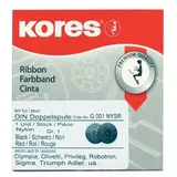 KORES Farbband Gr. 1 schwarz/rot