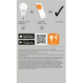 LEDVANCE LED-Lampe 4058075778382 9 W E27 warmweiß 1 St.