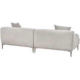 Beliani Sofa MATILA Stoff Hellgrau