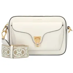 Coccinelle Beat Umhängetasche Leder 21 cm  weiss