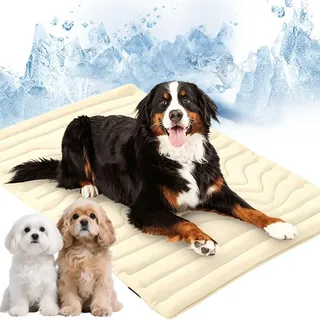 Pfotenchill KüHlmatte - Die Innovative KüHlmatte FüR Hunde, Groß KüHlmatte Hund SelbstküHlend, Pfotenchill KüHlmattes Hund,Sommer KüHldecke Hundematte FüR Zuhause Unterweg Oder (#01,XL-150*101cm)