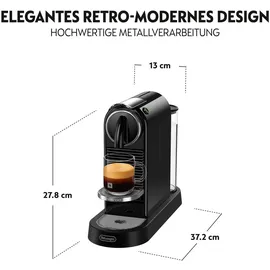De'Longhi Nespresso CitiZ EN 167.B schwarz