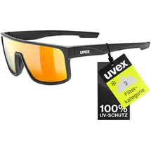 Uvex lgl 51 black matt/mirror red (S5330252213)