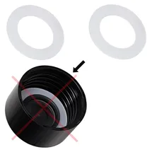 Snapworld-Kaffee Dichtung O-Ring für PET Flaschen weiß