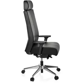 HJH Office Pro-Tec XXL Leder schwarz