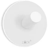 Zack Handtuchhaken PECO rund 5,5 cm Edelstahl weiß