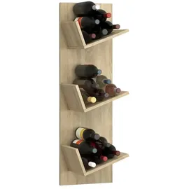 VCM my home Weinregal Vinosi sonoma-eiche 33,0 x 25,6 x 106,5 cm