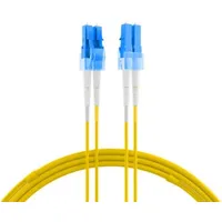 EFB IPL-DF-LCULCU-2-0300 INFRALAN® Duplex Jumper LC-LC OS2, LSZH, gelb,