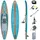 BESTWAY SUP Board Set Touring 381 x 79 x 15 cm blau