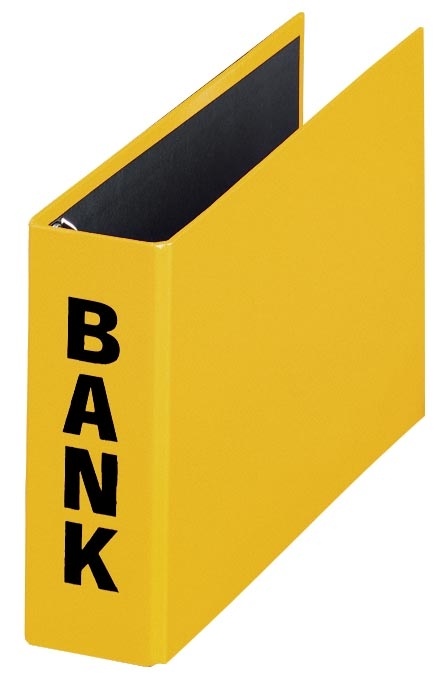 Pagna Bankordner Basic Colours, 25x14cm, gelb