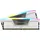 Corsair Vengeance RGB DDR5 RAM 32GB (2x16GB) Bis zu 6400MHz CL32-40-40-84 1.40V AMD EXPO Intel XMP 3.0 Desktop-Arbeitsspeicher – Weiß