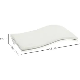 PawHut Kletterwand 53 x 28 cm grau/weiß