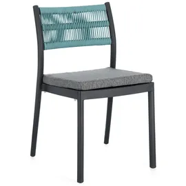 BIZZOTTO Alvin Gartenstuhl 59 x 59 x 108 cm blau