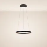 s.luce LED Ring Pendelleuchte rund Direkt oder Indirekt Schwarz, / Ø 40cm