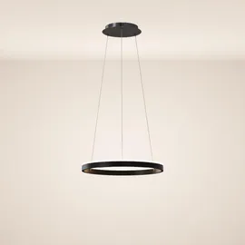 s.luce LED Ring Pendelleuchte rund Direkt oder Indirekt Schwarz, / Ø 40cm