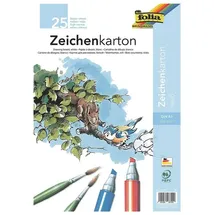 Folia Zeichenkarton A3 200 g/m2 25 Blatt weiß
