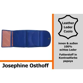 Josephine Osthoff Handtaschen-Manufaktur Josephine Osthoff Geldbörse unisex Portemonnaie blau