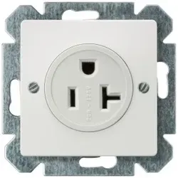 Siemens 5UB1534 DELTA i-system NEMA Steckdose 2-polig+E, titanweiß