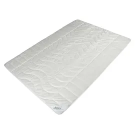 Traumschlaf Leinen Sommerdecke extra leicht, Füllung: 60% Leinen 40% Baumwolle 155x220 cm - weiß