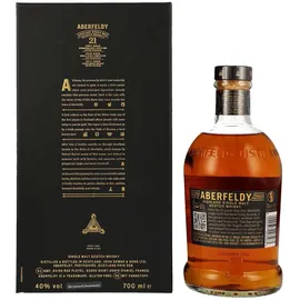 Aberfeldy 21 Jahre Highland Single Malt 40% vol 0,7 l Geschenkbox