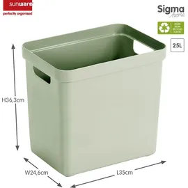 SUNWARE Sigma Home Aufbewahrungsbox 25 L 1-tlg. hellgrün
