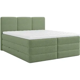 Roller Boxspringbett 180 x 200 cm H2 Grün