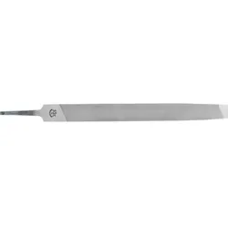 Mühlsägefeile gerade Kanten Flachspitz 250mm Hieb 1 für grobes Schärfen