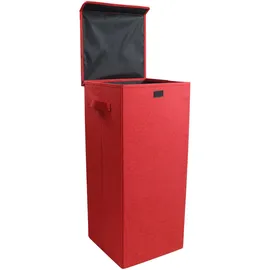 VCM Wäschekorb Dreso L ca. 30x70x30 cm Rot