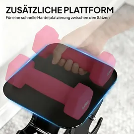 sportnow Hantel-Set Kurzhanteln 1-4 kg rutschfeste Griffe bunt/grau/grün/rosa
