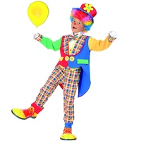 Clown Kostüm Verkleidung Junge (Größe 4-6 Jahre)