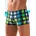 Boxer-Badehose Grün/Schwarz S