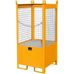 Fass Stapelpalette FSP 1 D lackiert RAL2000 Gelborange Umwelt Lagertechnik