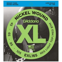 Daddario Saiten, 4er Bass XL Nickel 45-105 45-65-85-105, EXL165