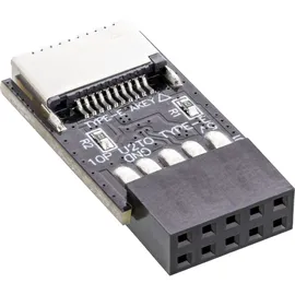InLine USB 2.0 auf USB 3.2 Typ-E Adapter Schwarz