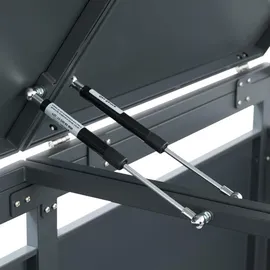 Estexo Mülltonnenbox 111 cm grau