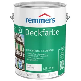 Remmers Deckfarbe 2,5 l nussbraun seidenmatt