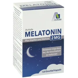 Avitale Melatonin 2 mg plus Hopfen und Melisse