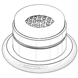 Dornbracht Luftsprudler mit Bund Ersatzteile 04230101700 M18x1-AG chrom 04230101700-00