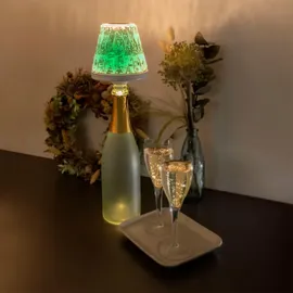 REV Ritter LED Flaschenleuchte mit Akku transparent IP54