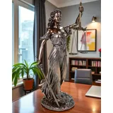 Veronese by Joh. Vogler GmbH Veronese Justitia Figur 35cm Bronzierte Göttin der Gerechtigkeit
