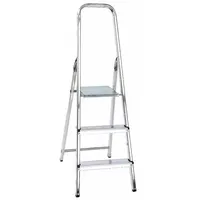 Alpfa Aluminium-Haushaltsleiter Trittleiter 3 Stufen