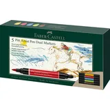 Faber-Castell Tuschestift Dual Marker 5 St. Mehrfarbig