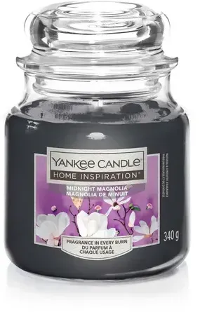 Yankee Candle Home Inspiration Mittlere Kerze im Glas Midnight Magnolia
