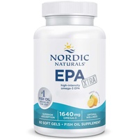 Nordic Naturals EPA Xtra, 1640mg Omega-3, Zitrone, 60 Weichkapseln
