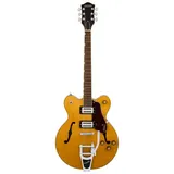 GRETSCH Halbakustik-Gitarre, Halb-Akustik Gitarren, Semi Hollow-Modelle, G2622T Streamliner Center Block with Bigsby Village Amber - braun