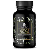 Luondu Omega 3 Vegan [ 1500mg ] - Premium Omega 3 Fettsäuren Algenöl 525 DHA + 250 EPA pro Tagesdosis I 100% pflanzlich - Unterstützt normale Gehirnleistung & Sehkraft (90 Kapseln)