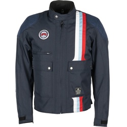 Helstons Hamilton Mesh Motorrad Textiljacke, blau, Größe S für Männer