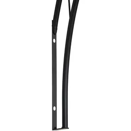 Relaxdays Rosenbogen Halbbogen 245 x 130 x 36 cm Schwarz