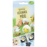 Heitmann Oster Eierbanderole Osterhase Maxi - 12 Sleeves in 4 Motiven 1018956 Bunt 17 x 8 x 1 cm